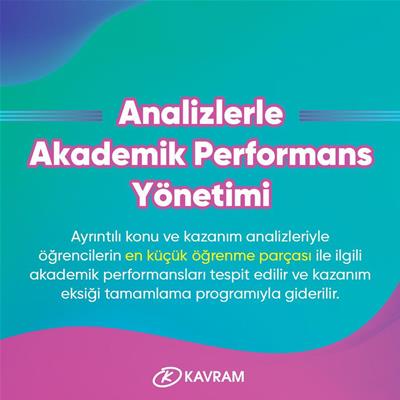 Analizlerle Akademik Performans Yönetimi Kavram'da!